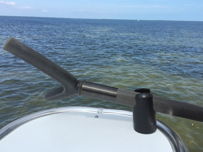 Snagless Platform Holder - White **(Push Pole Caddy Gripper Polemate)**