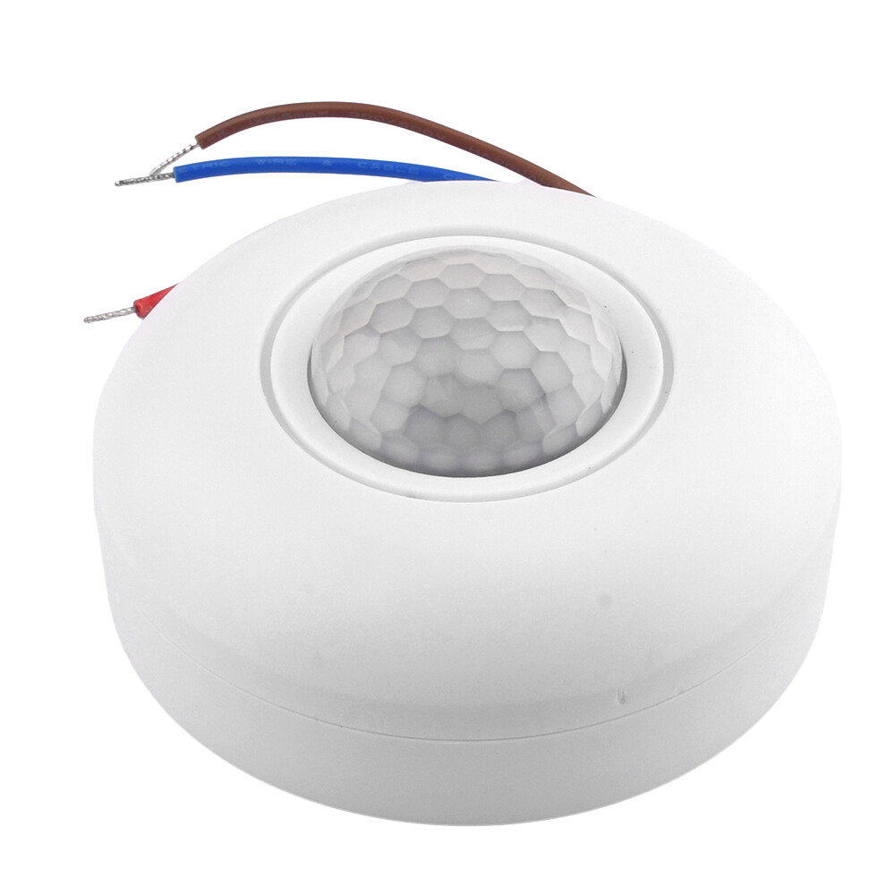 AC85-265V Infrared PIR Motion Induction Sensor Switch For LED Ceiling Light US