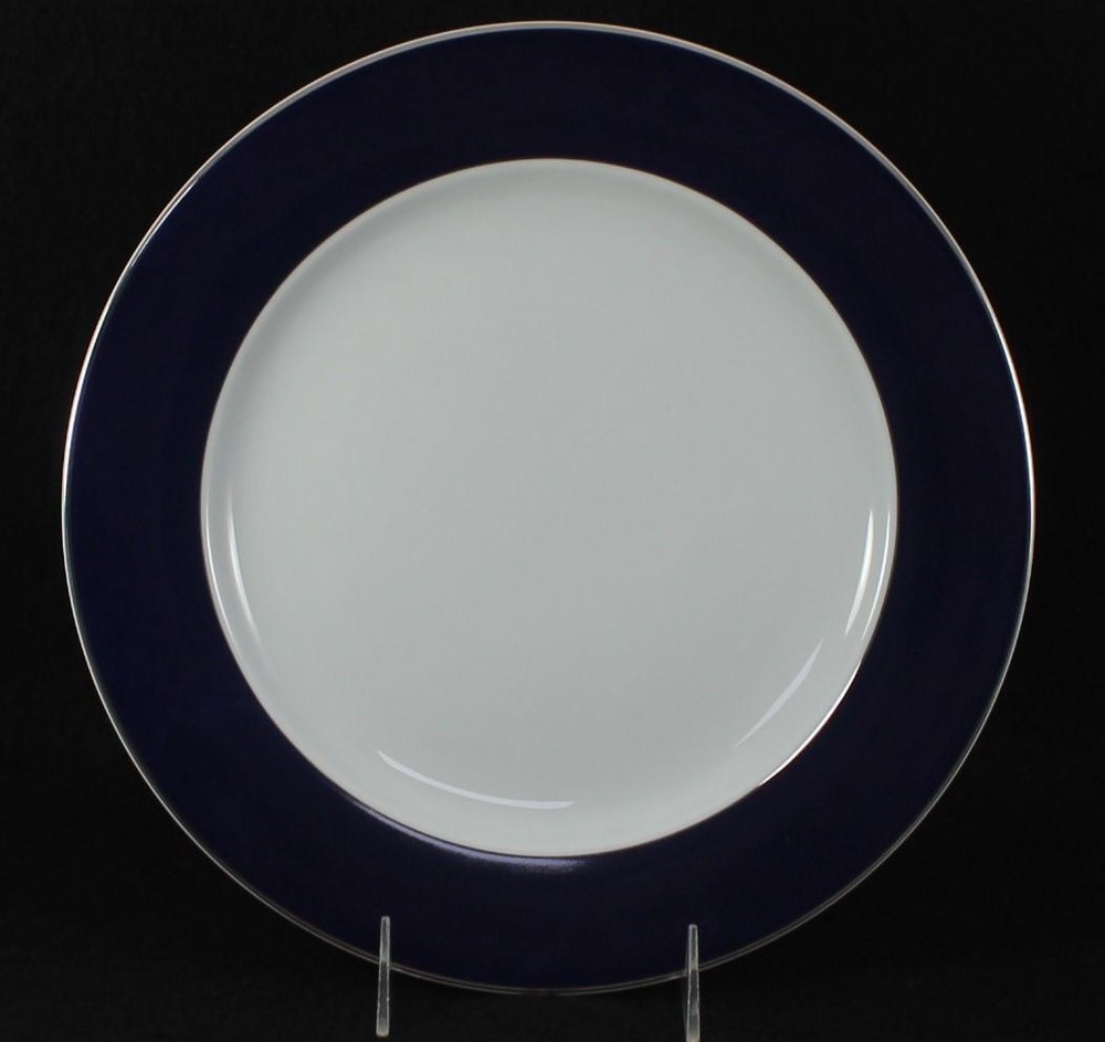 Bernardaud Opaline Navy Blue Platinum Charger