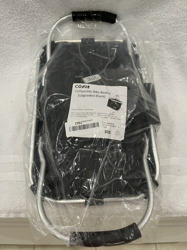 Bicycle Basket Detachable with Mounting Hardware Black, Multi-Purpose(see Discri