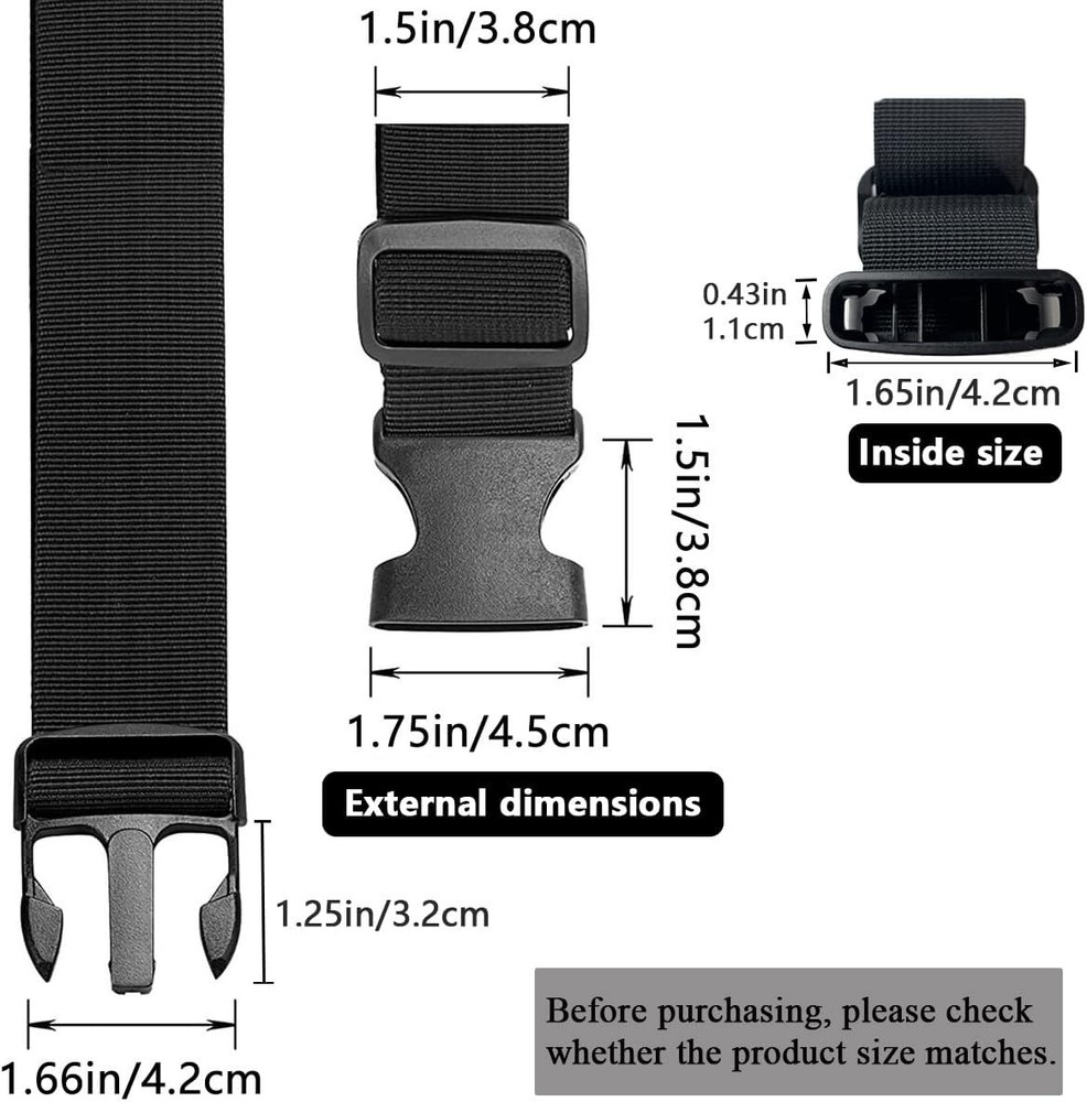 Fanny Pack Belt Extender Adjustable Elastic Strap, Waist Bag Belt Extender
