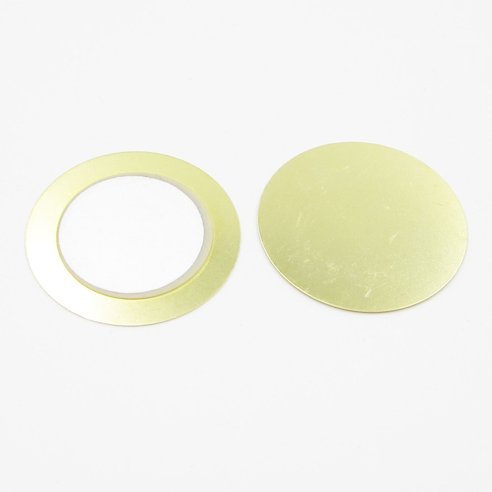 10PCS 27mm Piezo Elements Sounder Sensor Trigger Drum Disc + Copper