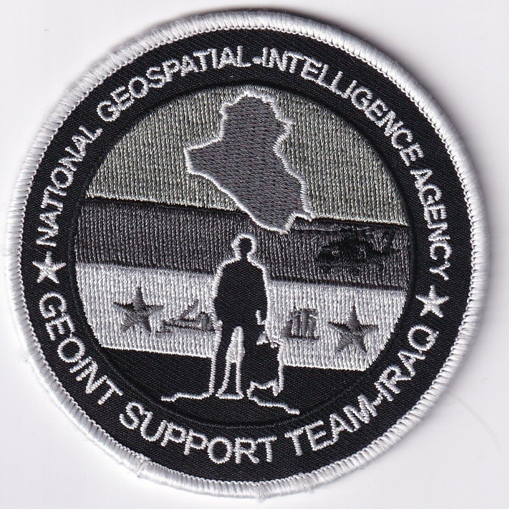 National Geospatial-Intelligence Agency NGA Iraq deployer patch current