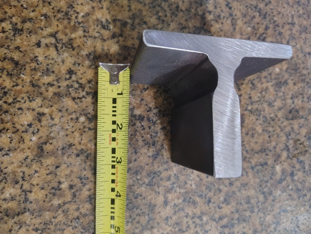🗽3" RAIL TRACK FOR ANVIL WORK BLACKSMITH/ HOBBIEST