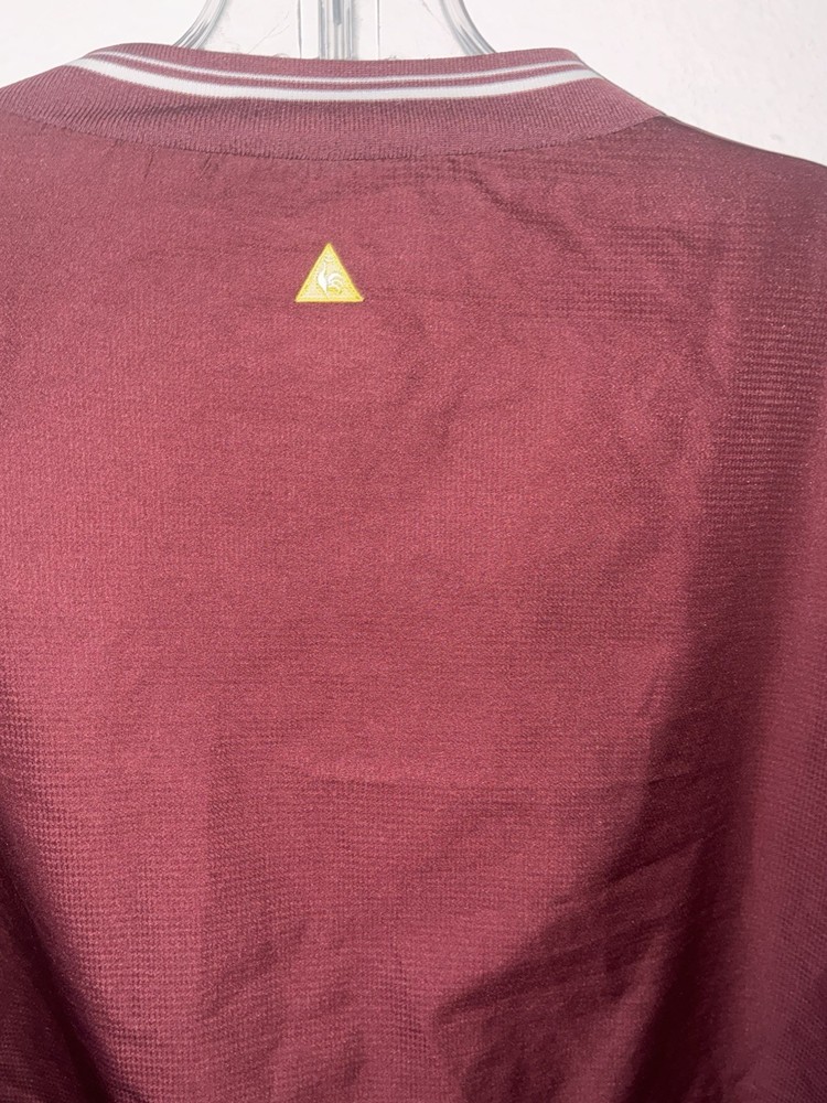 Le Coq Sportif Golf Collection Pullover Jacket LL Maroon