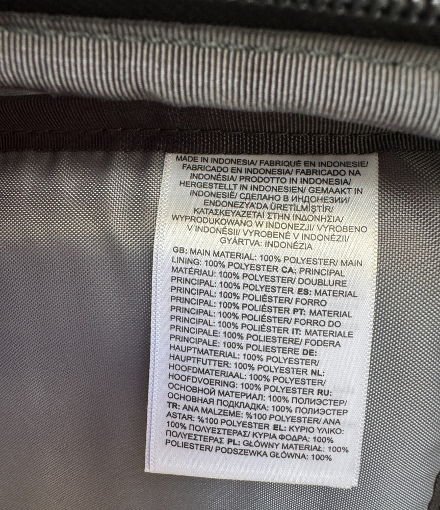 The North Face Jester Backpack Bag Black Light Refractions