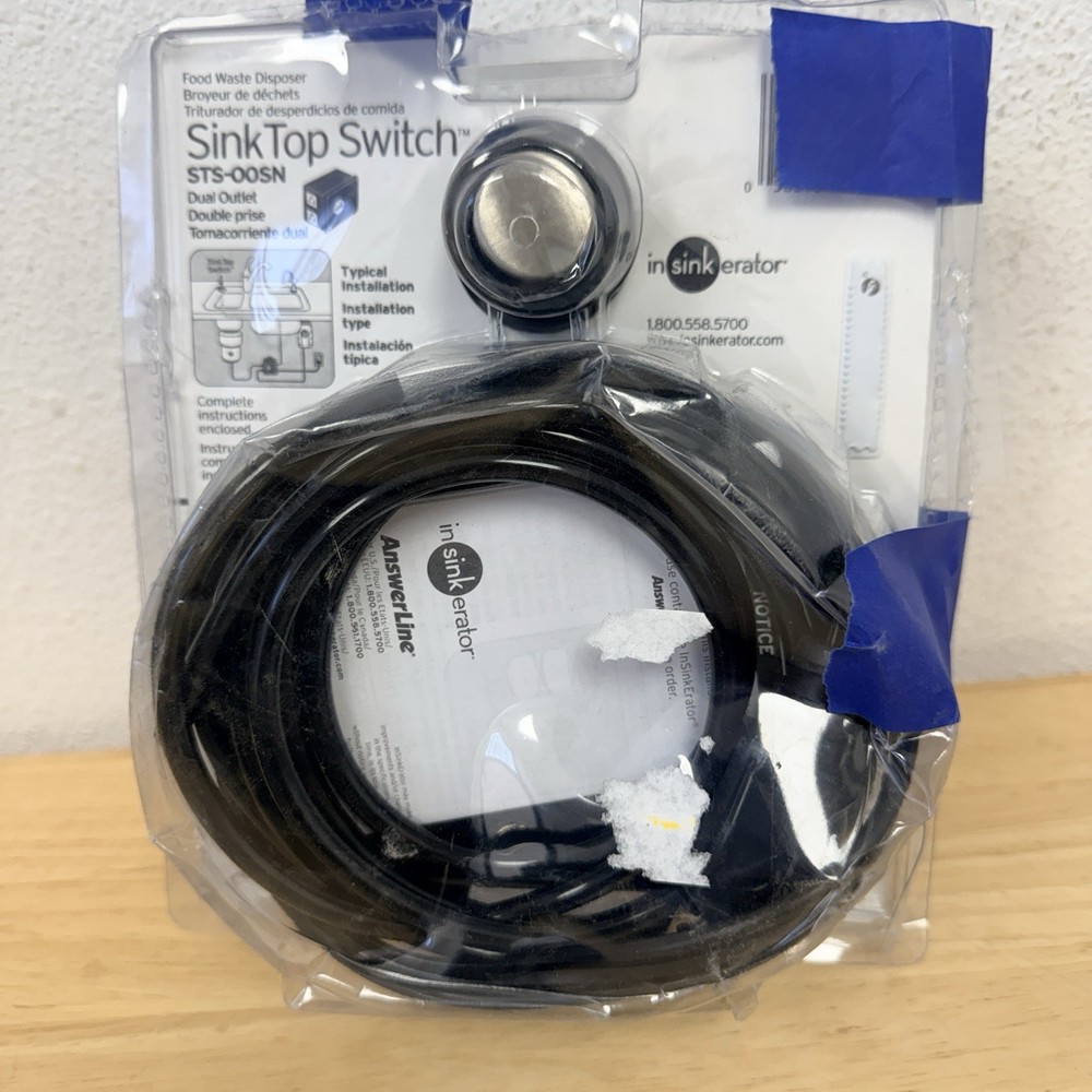 InSinkErator SinkTop Switch STS-00 Air Activated Dual Outlet Garbage Disposal