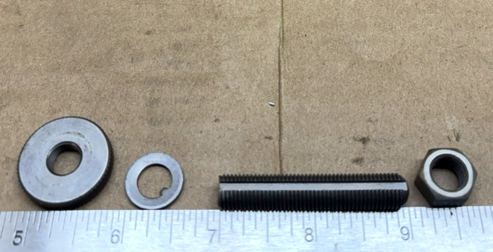 BXA Quick Change Tool Post Handle 3/8"-16 Thread w/ Knurled Nut Lathe