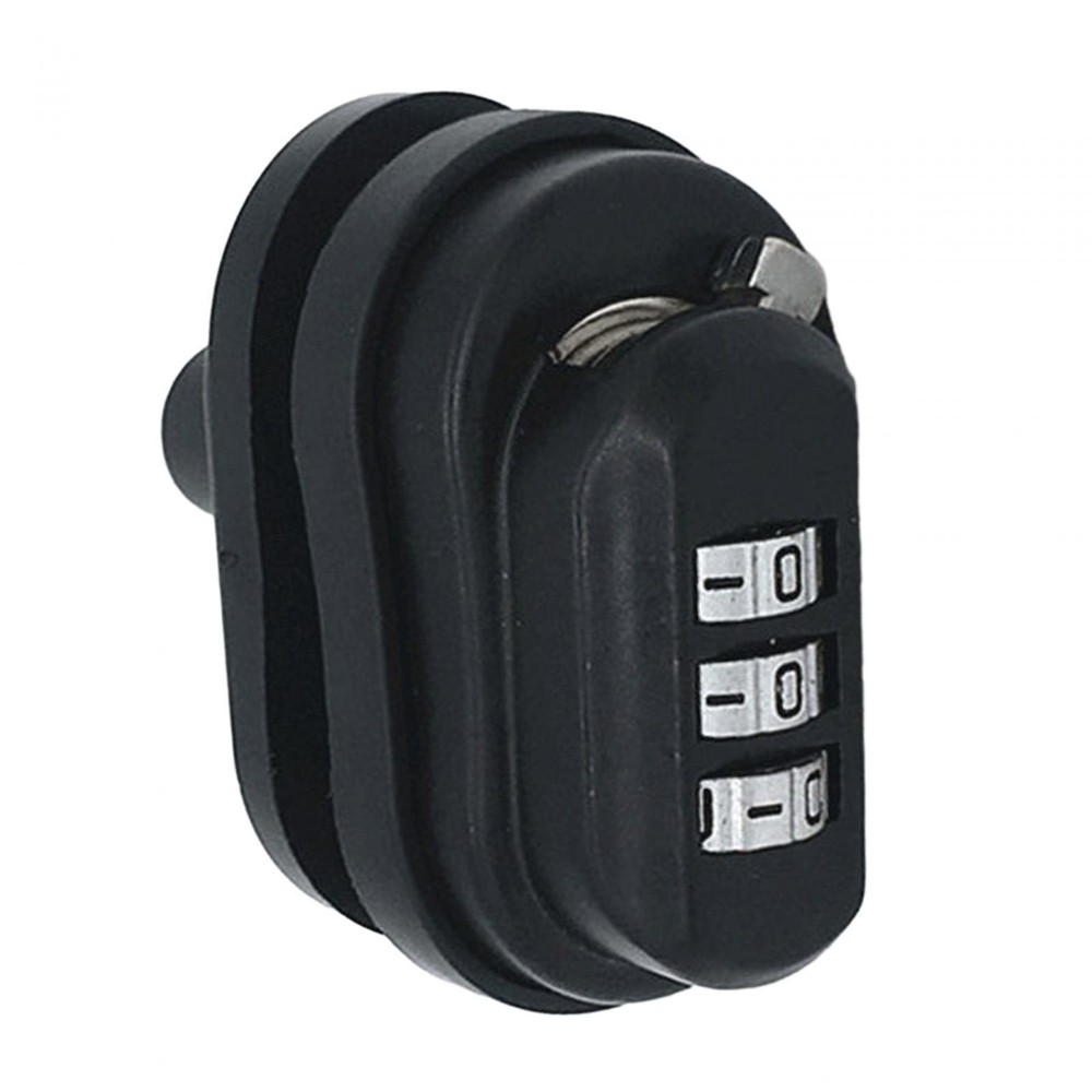 Combination Lock Padlock 3 Digit Accessories Universal Resettable Portable