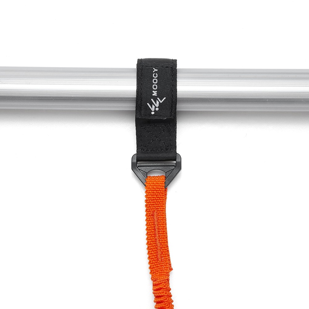 Kayak Paddle Tether Coiled Leash Carabiner Paddle Rod SUP Kayaking Accessory