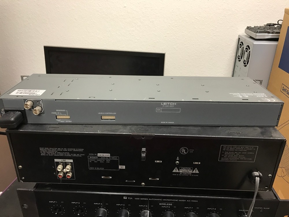 LEITCH HARRIS RCP-12x1-P CONTROL PANEL P12X1-RCP