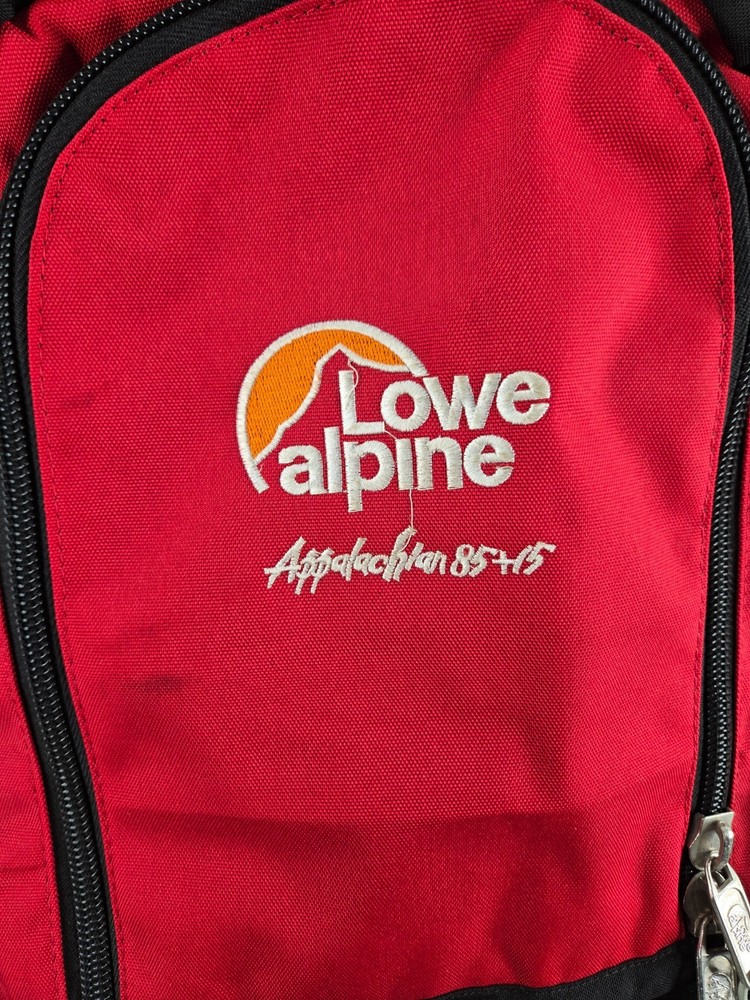 Lowe Alpine Backpack Appalachian 85+15 Red Hiking Padded Rucksack Large Capacity
