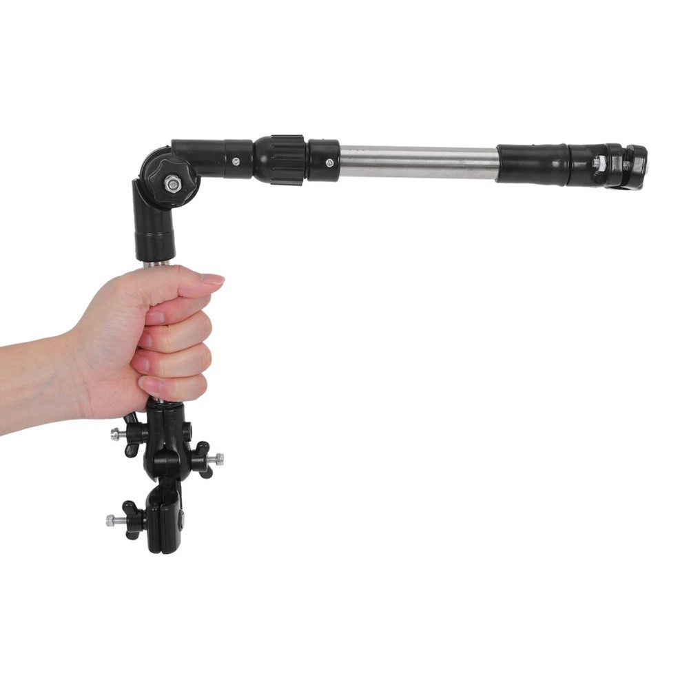 Stroller Umbrella Holder Adjustable Clamp for Attachable Wheelchair