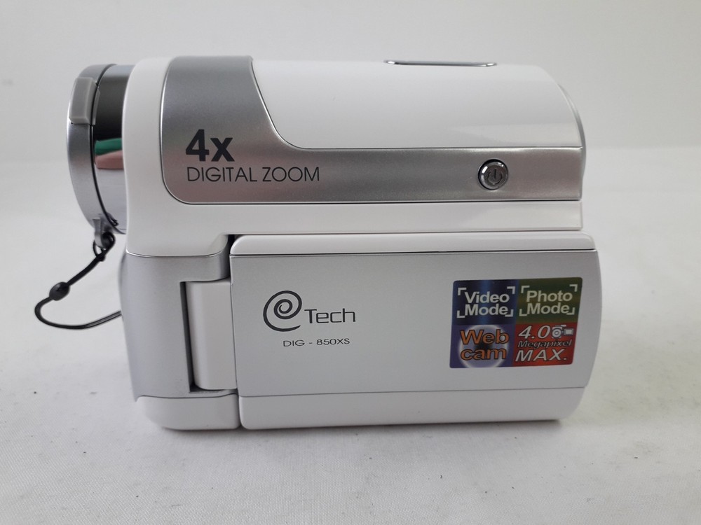 e Tech DIG-850XS Video Camera White - UNTESTED F2