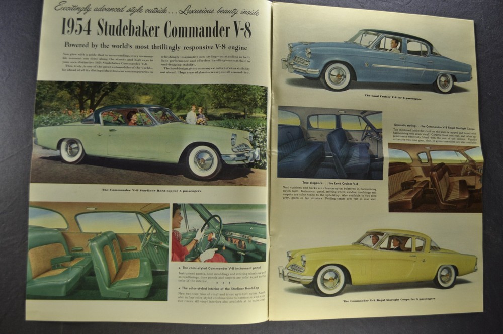 1954 Studebaker Brochure Commander Champion Starliner Wagon Excellent Original