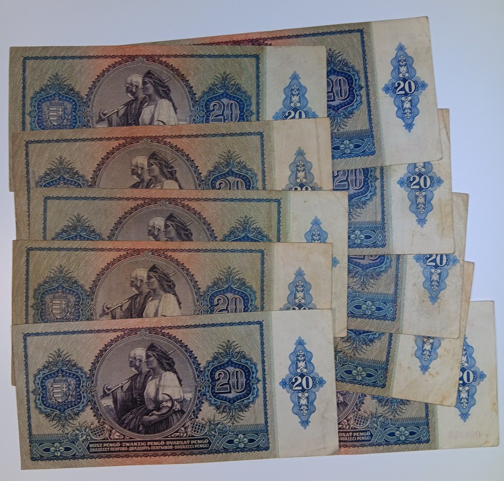 1941 HUNGARIAN 20 Pengo.