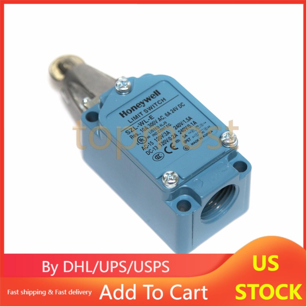 Honeywell SZL-WL-E Roller Plunger Actuator Limit Switch !