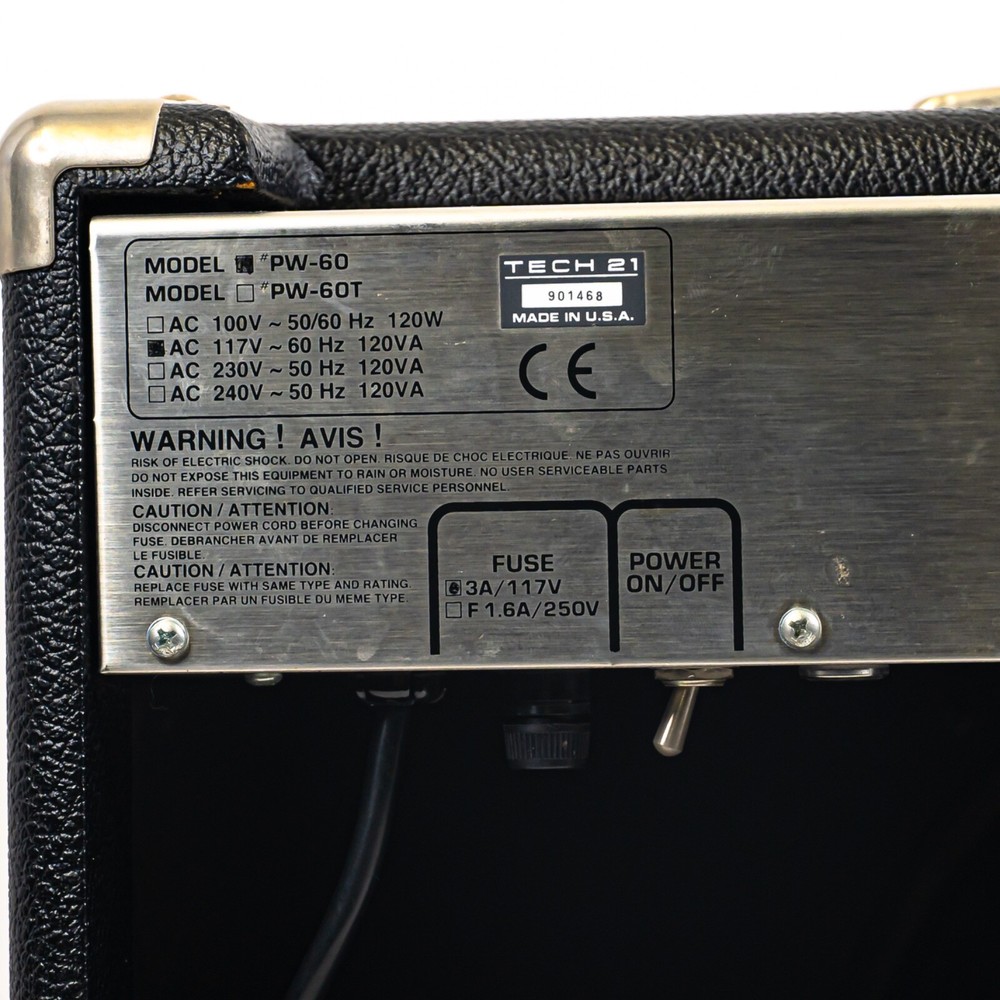 Tech 21 Power Engine 60 – Powered Extension Cab with 3-Band EQ and XLR/¼" Inputs