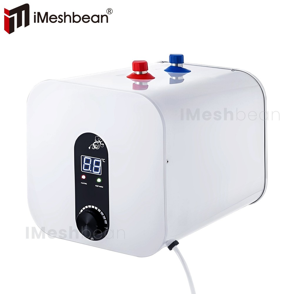 15L/4 Gall Instant Electric Hot Water Heater Shower Compact Mini-Tank Storage RV