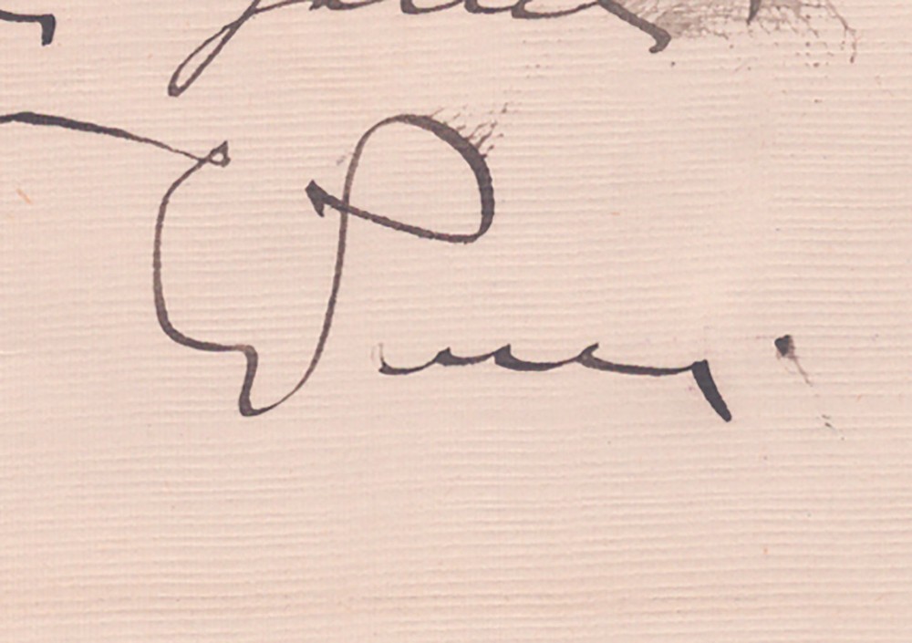 GIACOMO PUCCINI - AUTOGRAPH LETTER SIGNED