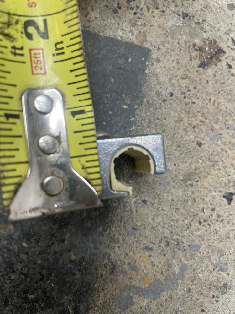 X18 Machine Rail Sliders with hardware for round rail, used
