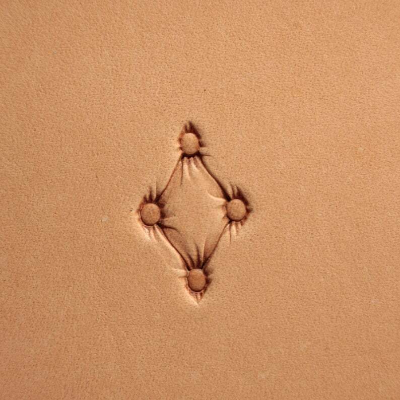 Leather stamp tool crafting crafts brass saddle making stamps #362