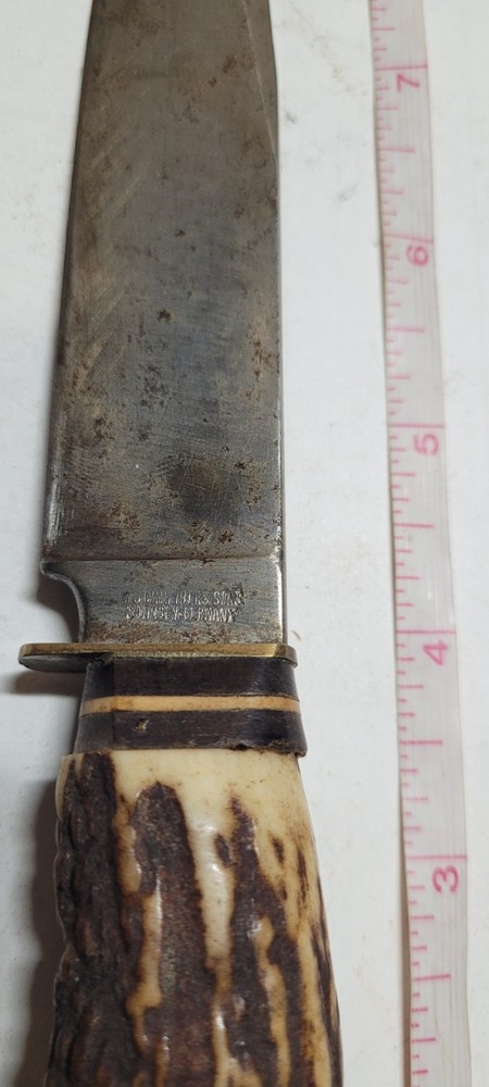 N. SCHREIBER & SONS SOLINGEN GERMANY Bone Handle Knife