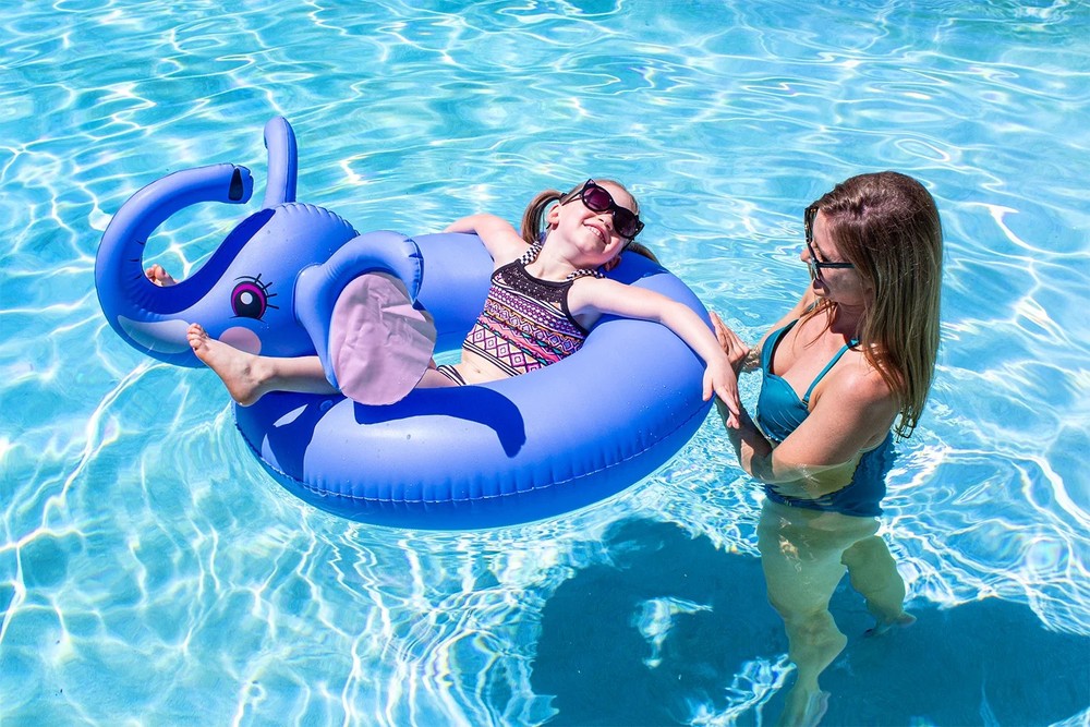 Poolmaster Elephant Tube - Inflatable Swimming Pool Float