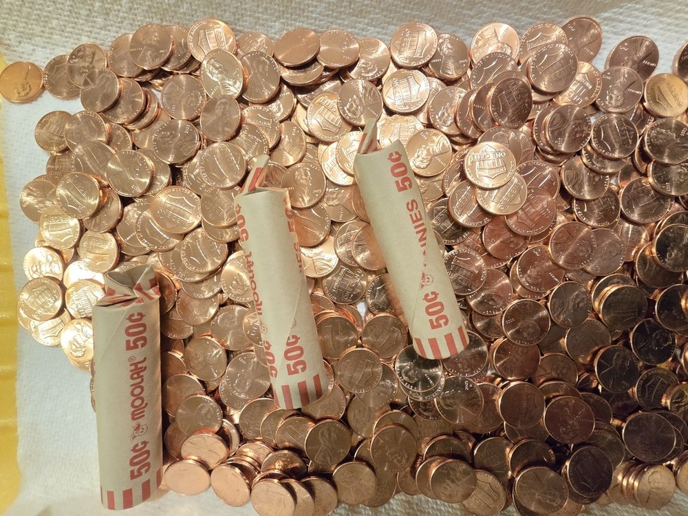 2025 D Lincoln Shield Cent Penny Rolls 2 ROLLS ***READ DESCRIPTION***