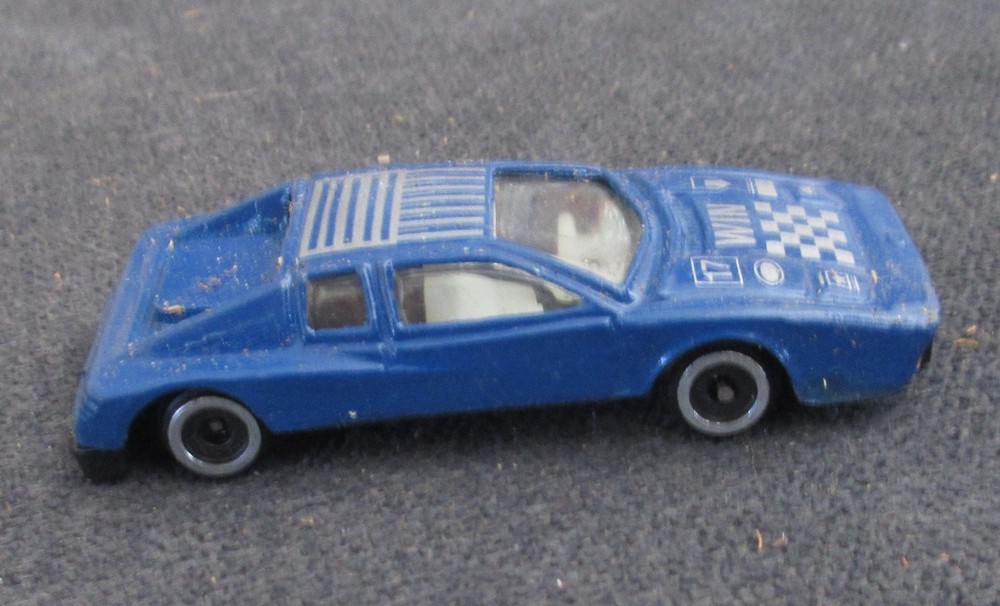 Matchbox Style Blue Race Car - 2¾" Long