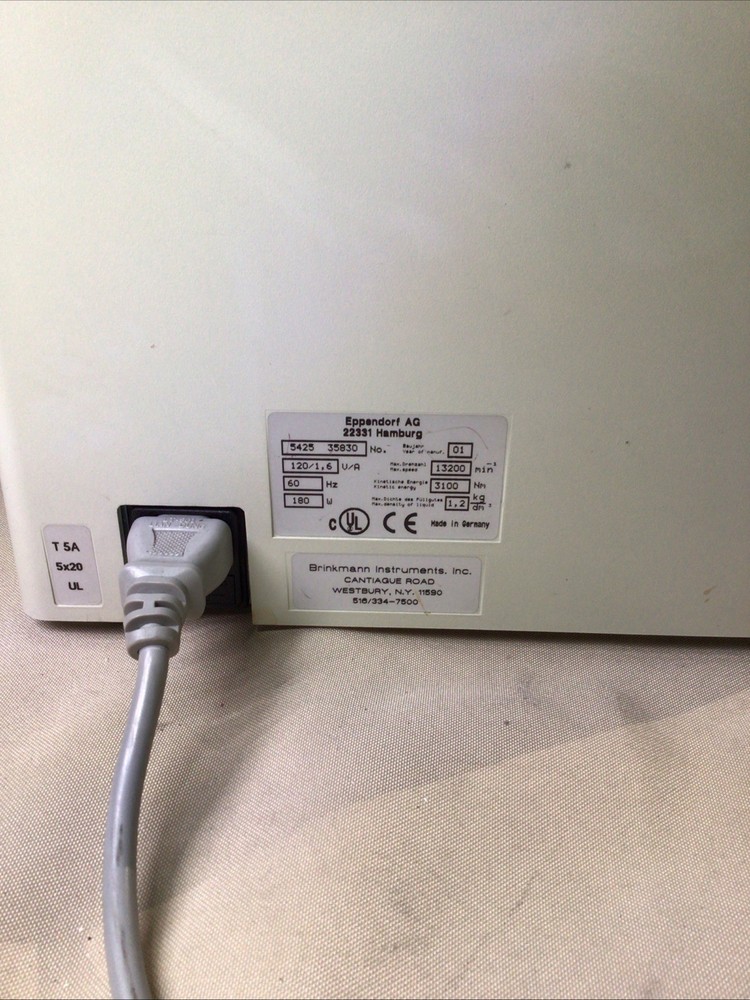 Eppendorf 5415D Centrifuge with Rotor