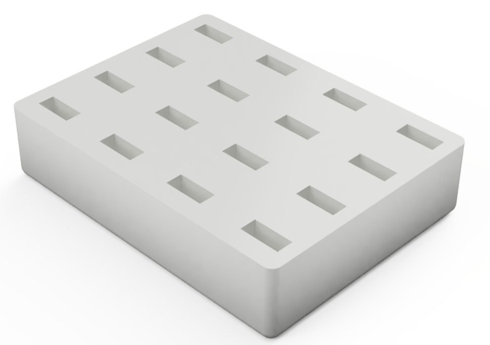 USB A Device Memory Stick Organizer Desktop Block Thin