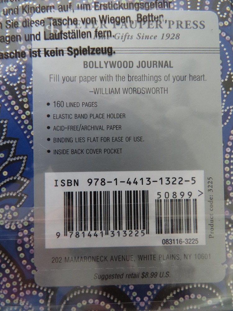 Bollywood Journal (New, Hardcover)