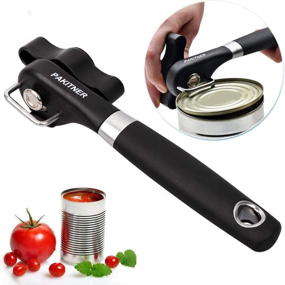 Safety Can Opener Smooth Edge Side Cut Stainless Steel Manual Kitchen Tool