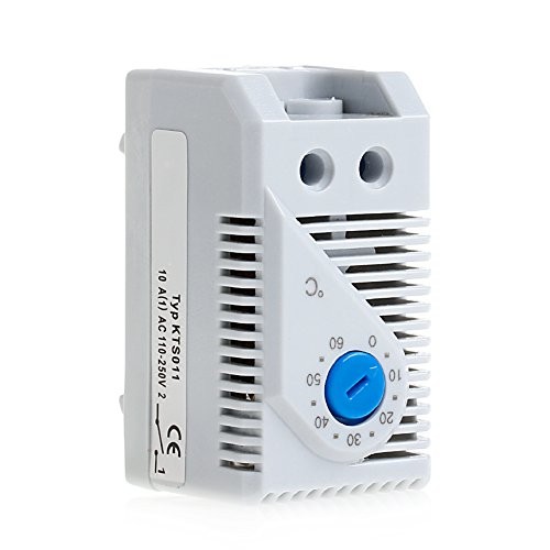 KTS011 0-60℃ Compact Mechanical Thermostat Sensor Temperature Controller New