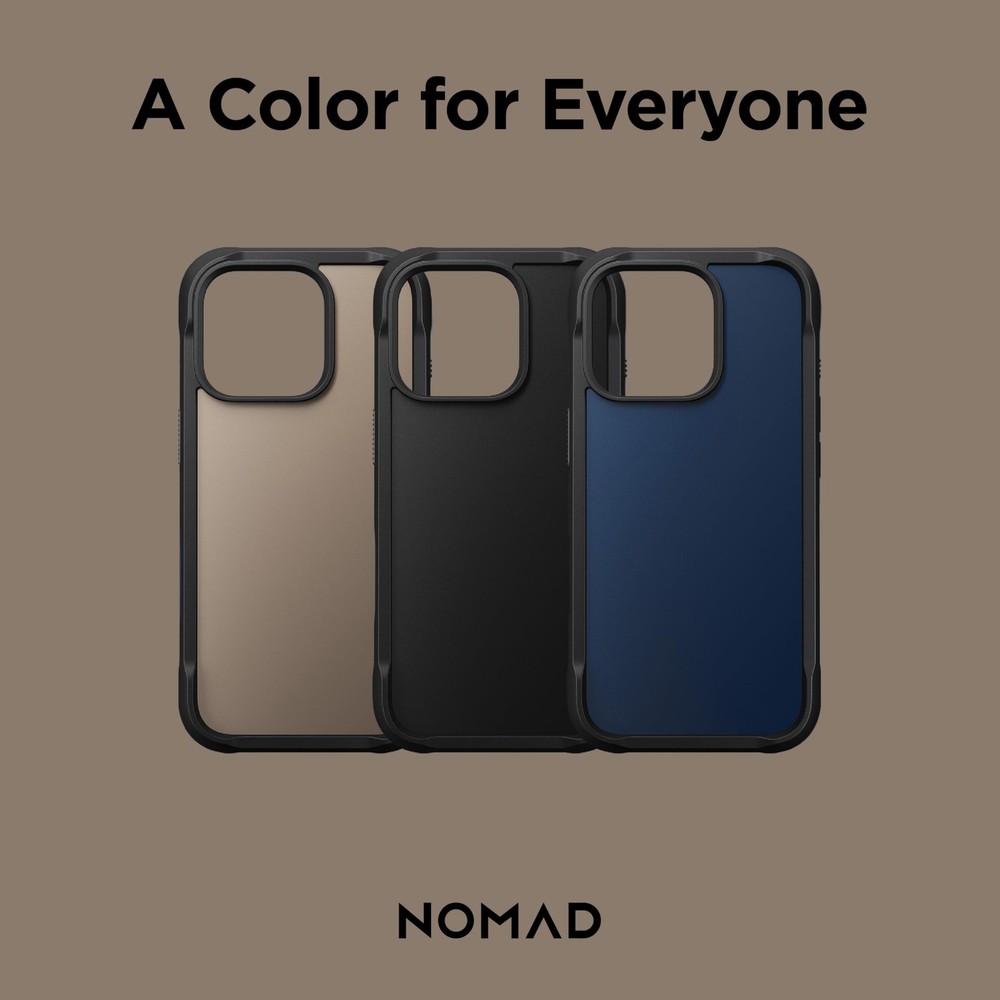 Nomad iPhone 16 Pro Max Rugged Case Desert Magsafe Tactical Drop-Proof