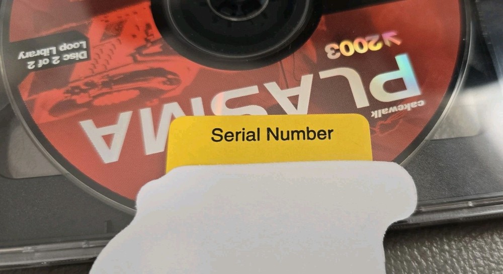 RARE! Cakewalk Plasma 2003 PC Loop Based Music Studio Software - 2 Disc