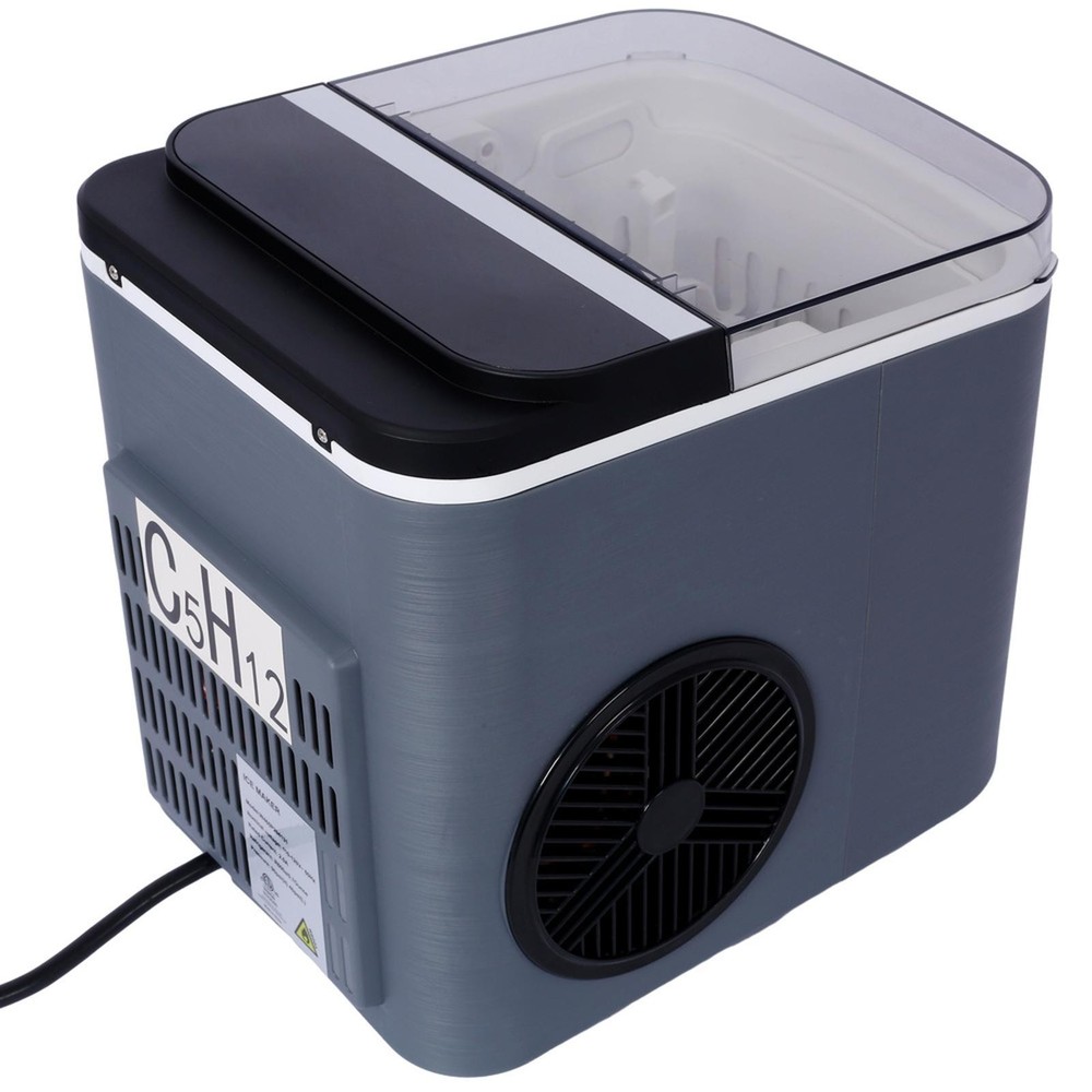 Countertop Pebble Ice Maker Machine with Self Cleaning Function and 1.3 Lbs