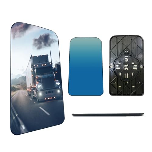 Anti-Glare Blue Replacement Mirror, For 2003 Upper Side Mirror Blue Glass 2.0