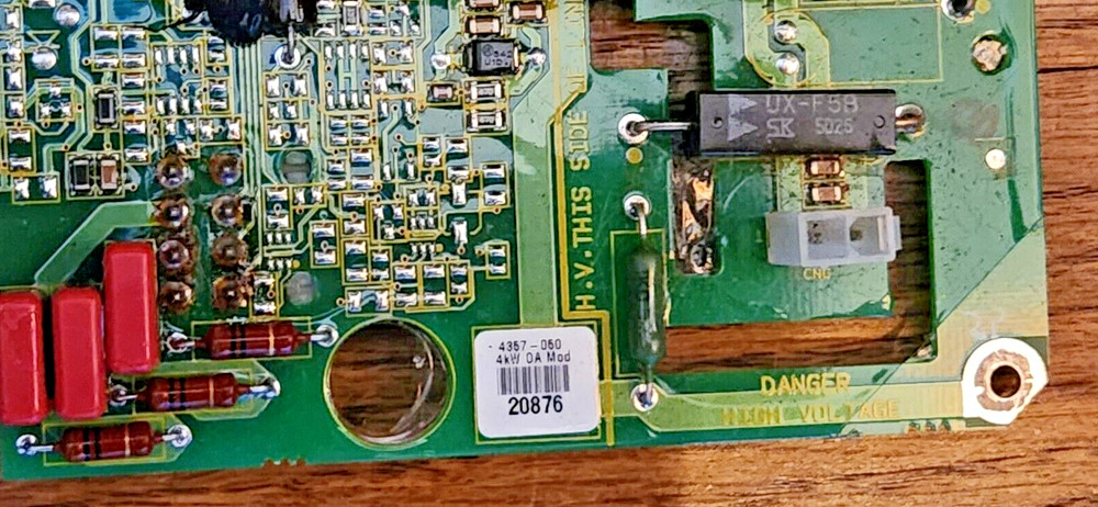 RAYMARINE 4KW OPEN ARRAY TRANCIEVER M92654-S MODULATOR PCB 4357-050 PREOWNED