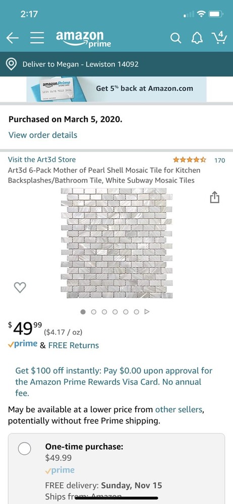 Art3d backsplash