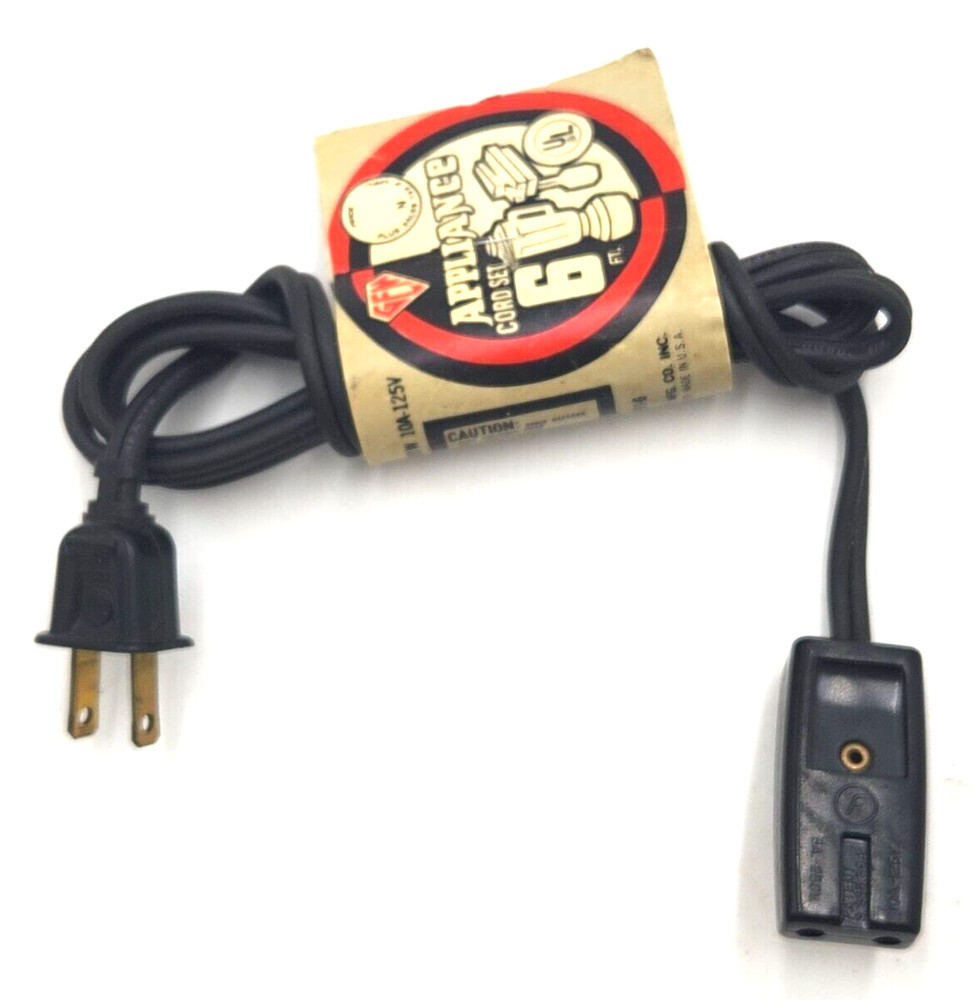 NOS Electric cord 6 Ft Replacement Coffee Maker Small Appliance Power
