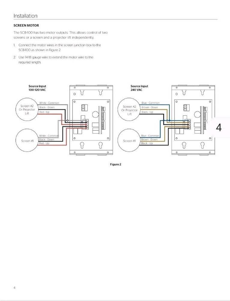 Da-Lite Projection Screen Control SCB-100