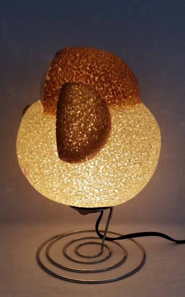 Monkey Face Popcorn Lamp Spring Base 8.75" TALL