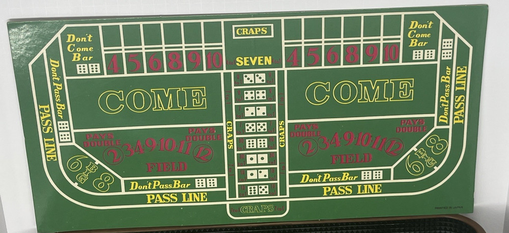 Vintage Waco Auto-Shooter Craps Table Automatic Dice Roller Complete-Tested