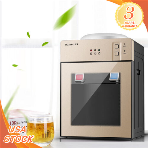 5 Gallon Cold and Hot Water Dispenser Top Loading Small Water Cooler Dispenser