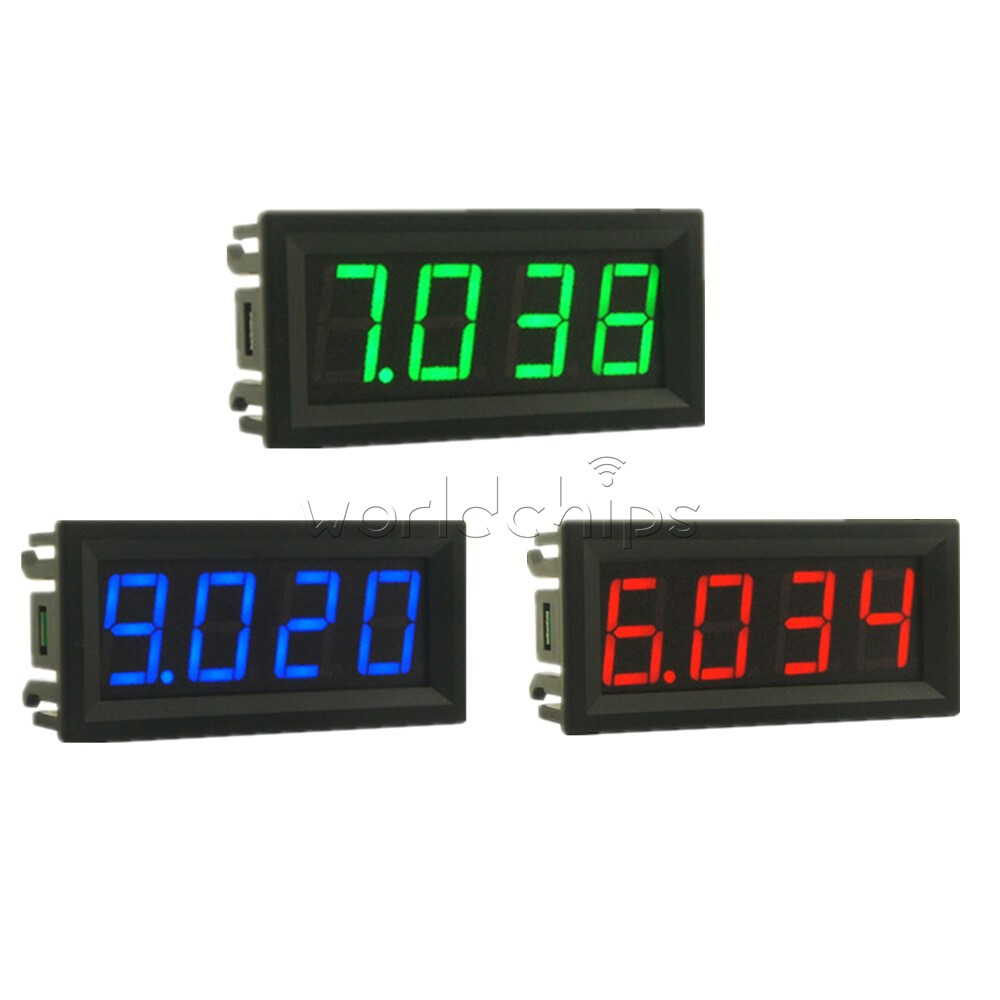 0.56"in 4-Bits LED 0-100V Mini Digital Voltmeter Voltage Meter Volt Panel Tester