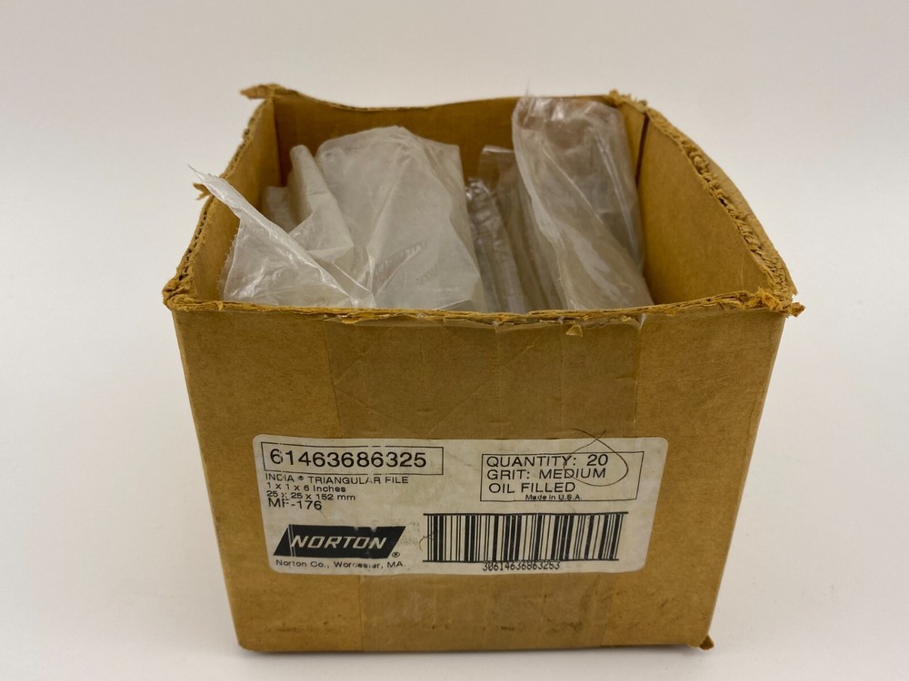 Norton 61463686325 6x1 Coarse Aluminum Oxide Triangular Abrasive File