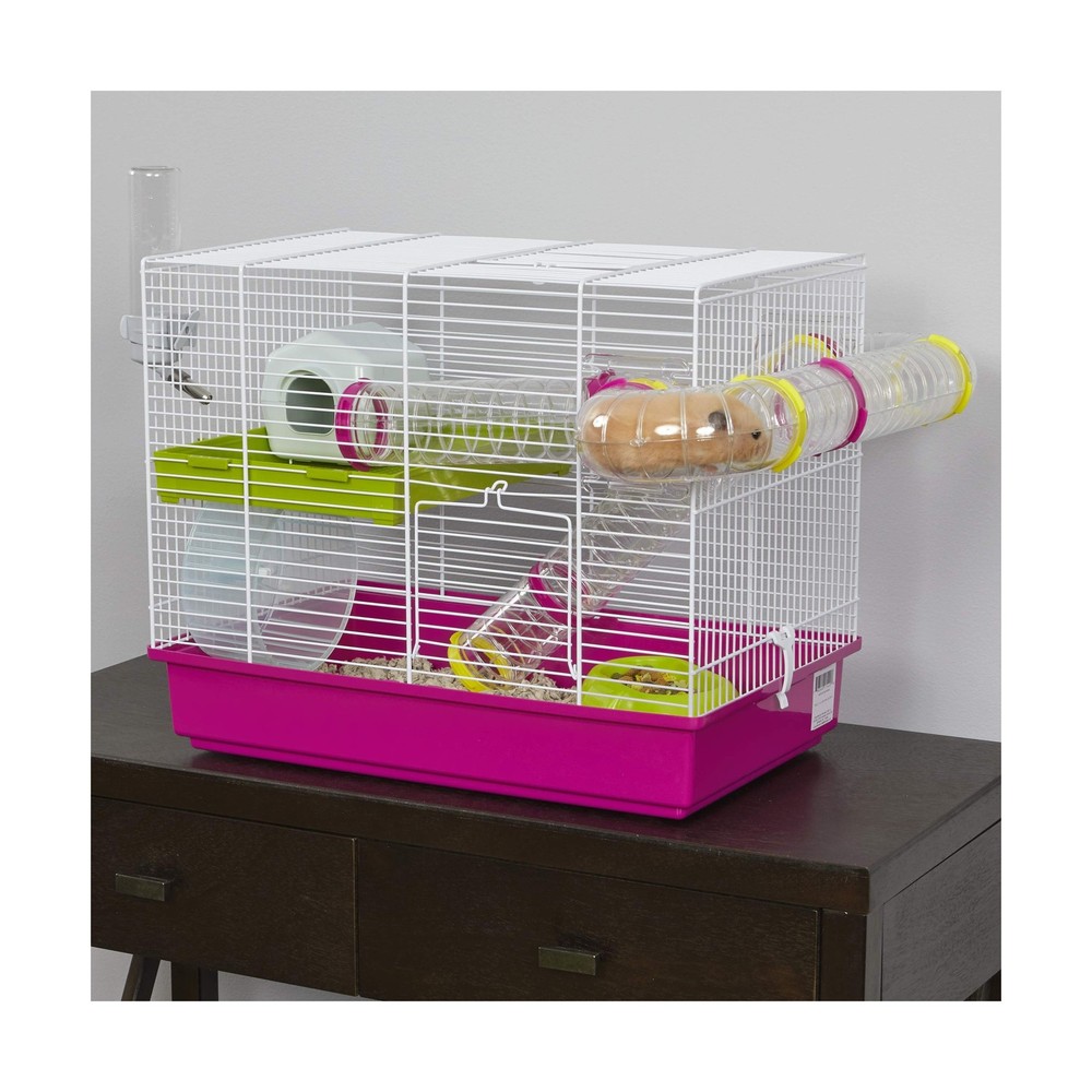 Ferplast Laura Small Hamster Cage | Fun & Interactive Cage Measures... Fast Ship