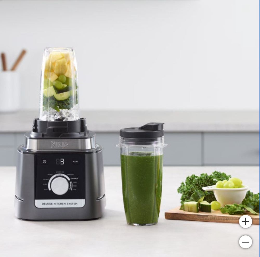 Ninja Deluxe Kitchen System with 88-oz. Pitcher, 9-Cup Processor, & Auto-iQ -NEW